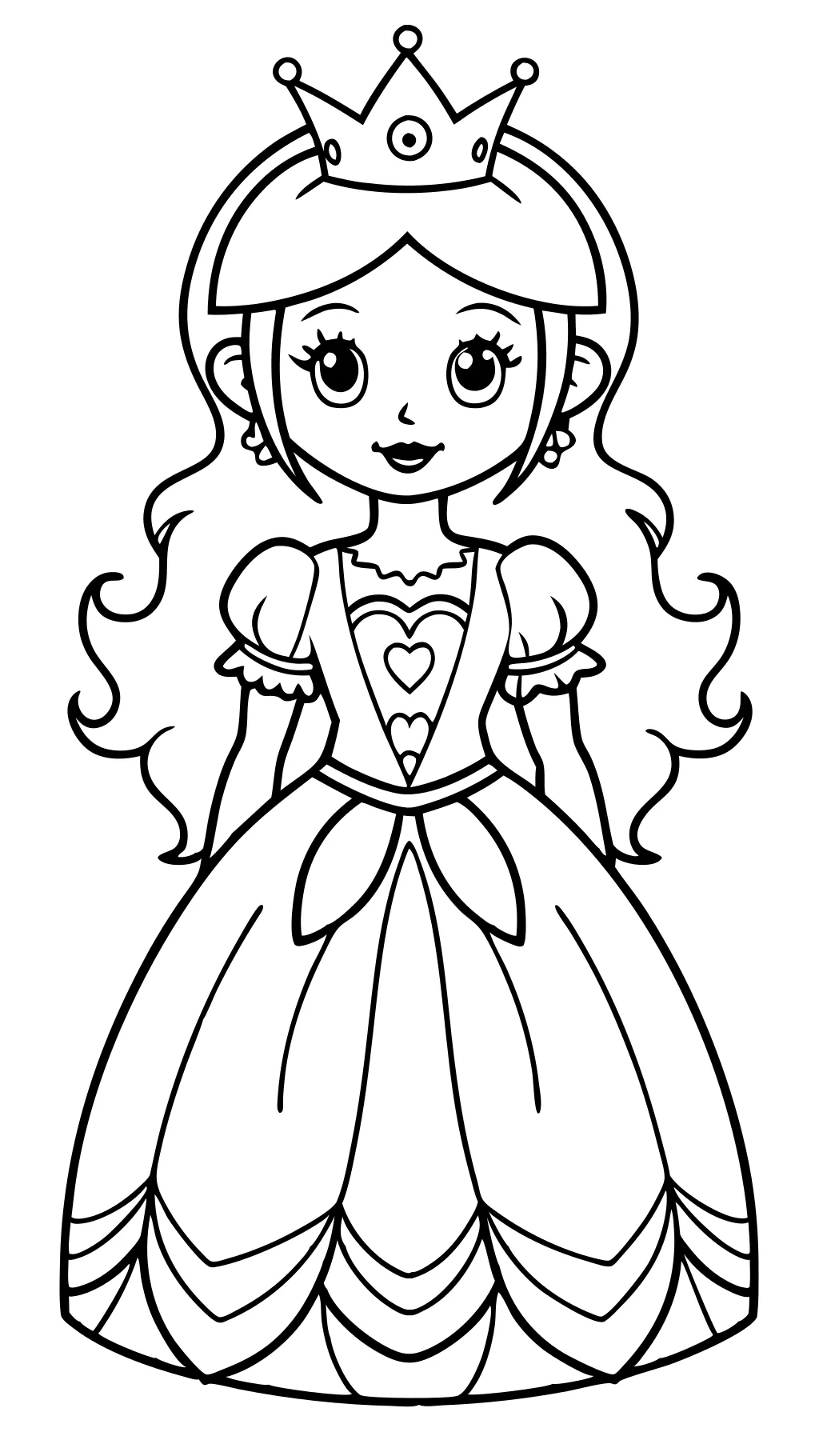 print princess coloring pages